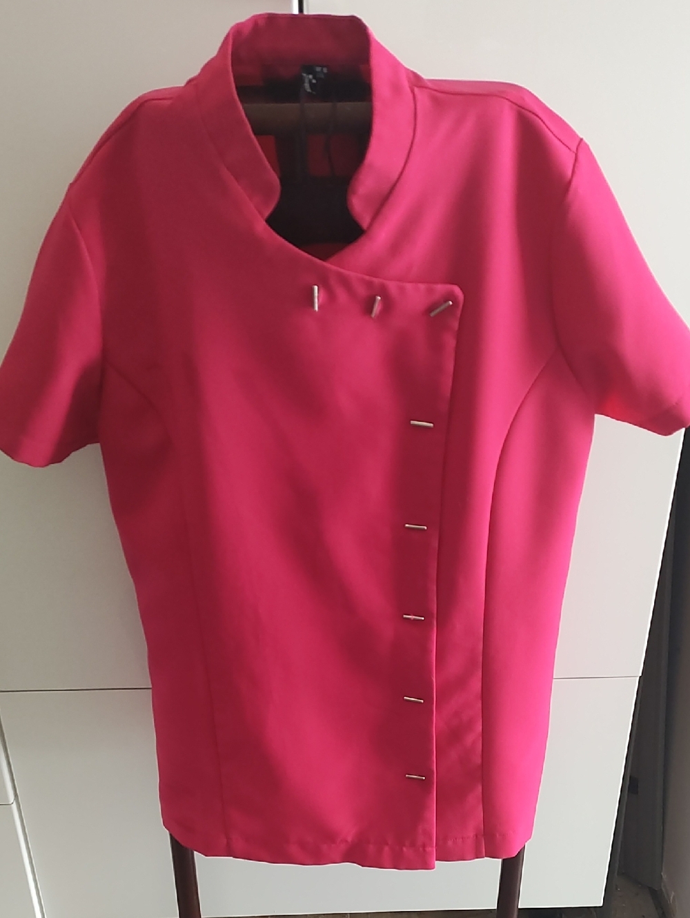Premier Orchid Pink Tunic Scrub Top P2P 23.5